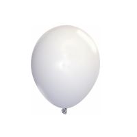 Balóny pastelovo biela 12 cm - 100 ks