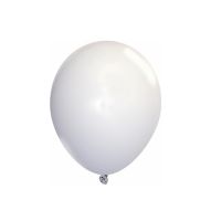 Balony pastelowo białe 12 cm - 100 szt