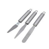 Stainless steel cake spatula - set of 3 pcs