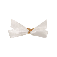 White bow with wire