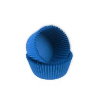 Blue paper cups 50 mm - 100 pcs