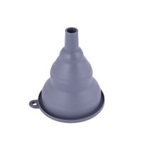 Collapsible silicone funnel