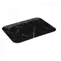 Tray Marble black melamine 33 x 43 cm