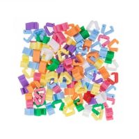 Clips for balloons mix of colors 100 pcs