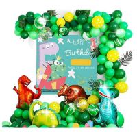 Garland balloons + poster Dinosaurs