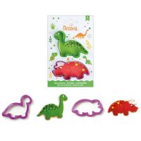 Dinosaur cutters 2 pieces