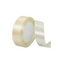 Cream satin ribbon 2 cm x 23 m