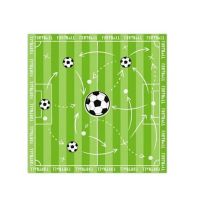 Napkins football field 10 pcs