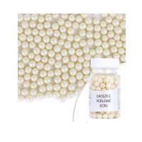 Perličky perlové krémové 6mm 50 g