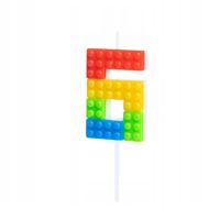 Lego candle No. 6