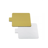 Goldmatte 7 x 7 cm mit Henkel