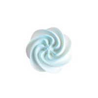 White-blue meringues 8 pcs