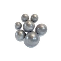 Chocolate silver balls mix sizes 7 pcs