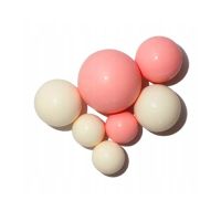 Guličky čokoládové krémovo-ružové mix veľkostí