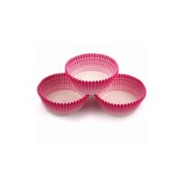 Košíčky papierové ružovo-biele 44 mm 100 ks