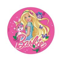 Oblátka - Barbie tmavoružová