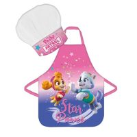 Children&#39;s apron Paw Patrol Star Skye and Everest + cap