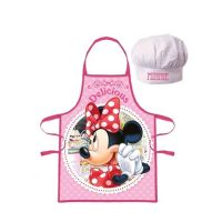 Kinderschürze Minnie Delicious + Mütze