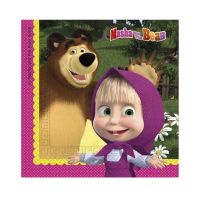 Napkins Masha and the Bear 20 pcs