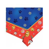 Folientischdecke Paw Patrol blau-rot 120 x 180 cm