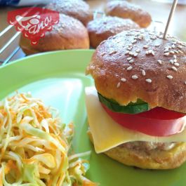 Bezlepkové hamburgerové housky