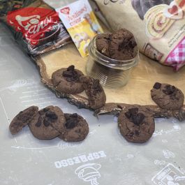 Bezlepkové čokoládové cookies
