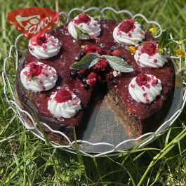 Beetroot brownies without flour