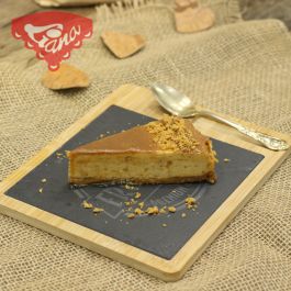 Gluten-free caramel cheesecake