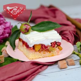 Glutenfreier Rhabarber-Erdbeer-Kuchen Glutenfreier Rhabarber-Erdbeer-Kuchen
