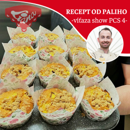 Bezlepkové broskvové muffiny