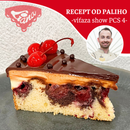 Gluten-free Danube waves with cherries