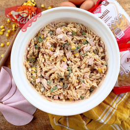 Bezlepkový cestovinový šalát z Fusilli Liana