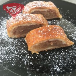 Glutenfreier Apfelstrudel aus Blätterteig Glutenfreier Apfelstrudel aus Blätterteig