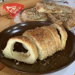 Trdelník skořicový, ořechový, kakaový