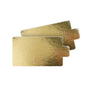 Podložka zlatá - strieborná 5,5 x 9,5 cm 20 ks