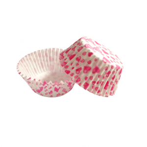 Košíčky papierové bielo-ružové 5 cm 200 ks