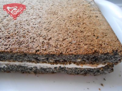 Gluten-free poppy seed cake with lemon glaze