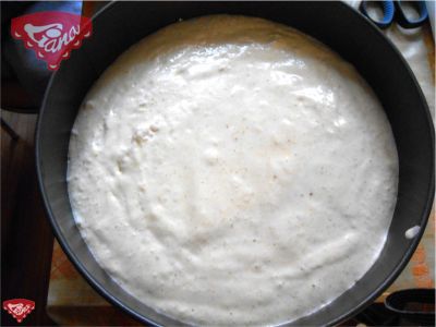 Kuchen mit Mascarpone-Schokoladenfüllung