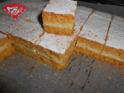 Gluten-free carrot linzer with cottage cheese