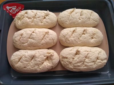 Gluten-free sourdough white baguettes