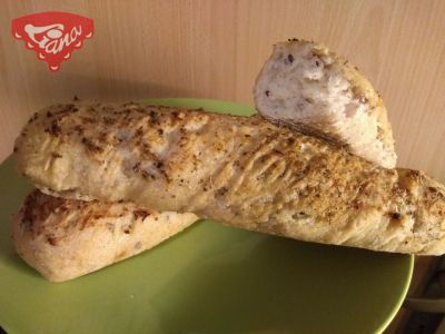 Gluten-free sourdough roots with garlic