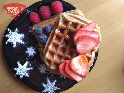 Gluten-free sourdough waffles