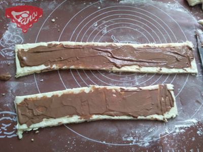 Gluten-free sourdough rolls with chocolate and nuts