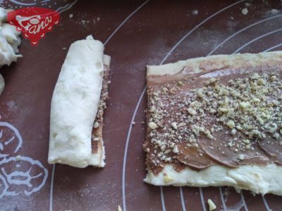 Gluten-free sourdough rolls with chocolate and nuts