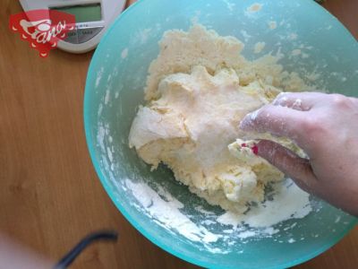 Gluten-free wide noodles for dessert or for bean soup