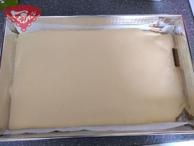 Gluténmentes sárgája szeletek tejszínnel