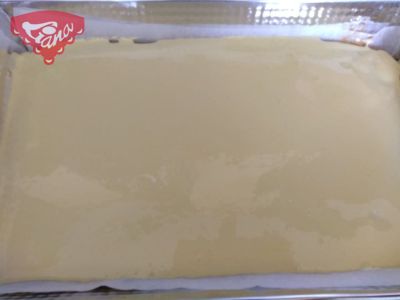 Gluténmentes sárgája szeletek tejszínnel