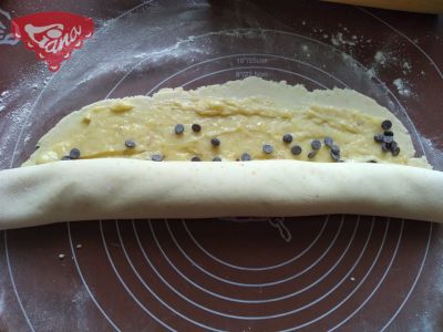 Bezlepkové šneci s pudinkem a banánem