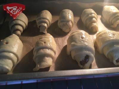 Bezlepkové maslové croissanty