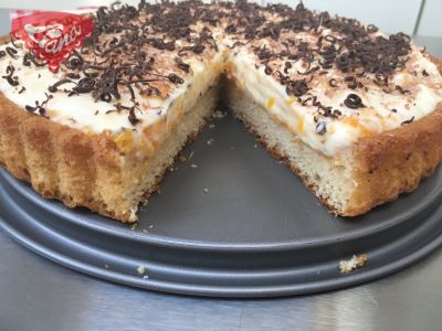 Bezlepková trasená torta s ovocím